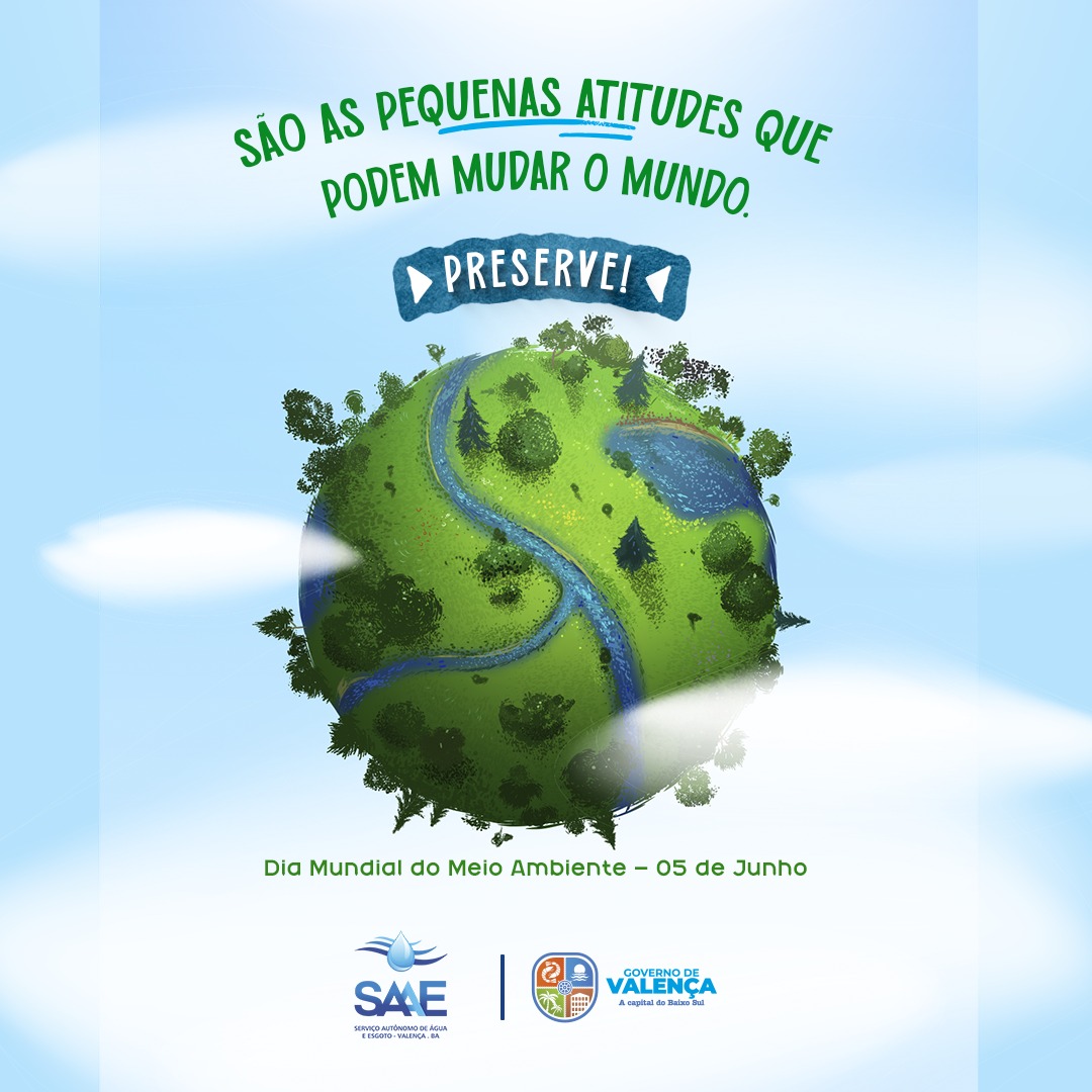 05 DE JUNHO. DIA MUNDIAL DO MEIO AMBIENTE