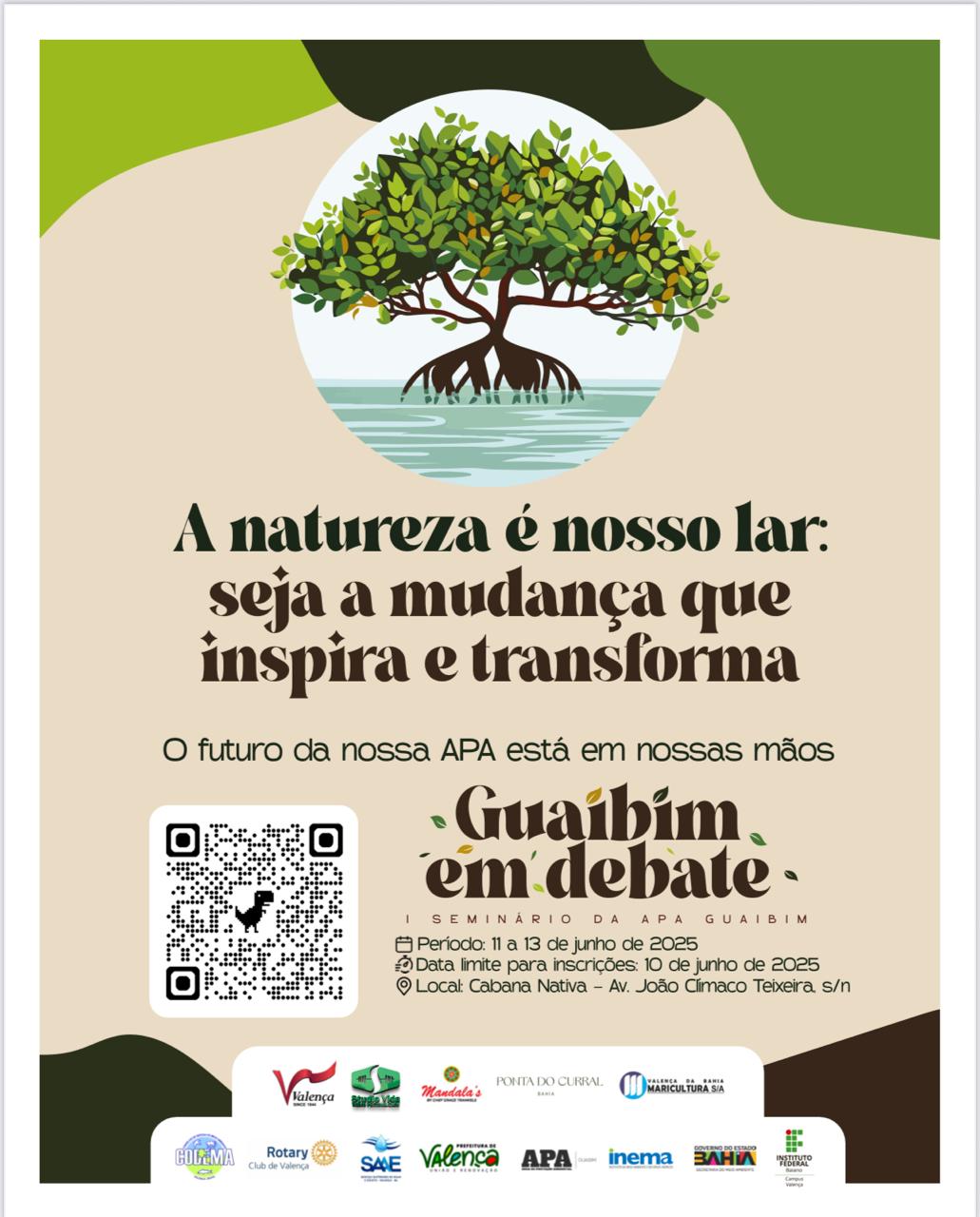O CONSELHO GESTOR DA APA GUAIBIM COM APOIO DO SAAE, PROMOVE: GUAIBIM EM DEBATE